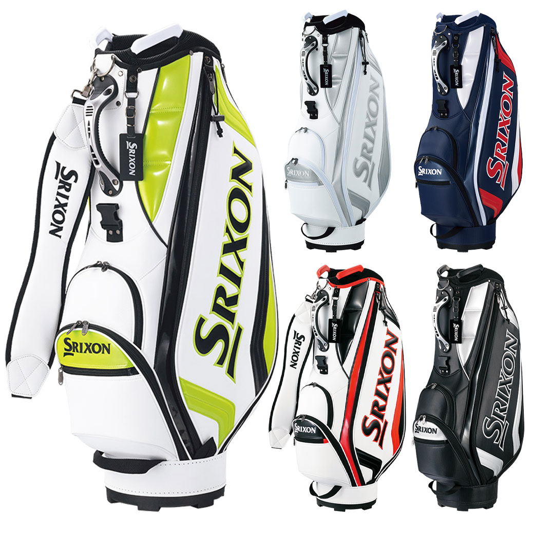 【差別発言】SRIXON GGC-S080 キャディバッグ ゴルフバッグ ツアープロモデル ホワイト系 9.5型 スリクソン その他