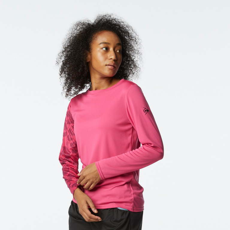 WOMEN'S 23春夏 LONG SLEEVE T-SHIRT DAL-8322W | ダンロップスポーツ