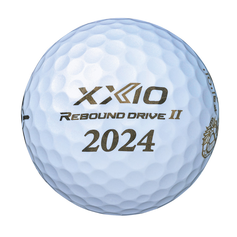 ゼクシオ リバウンド ドライブ II  2024年干支ボール 辰 プレミアムホワイト 1ダース（12個入り）【在庫わずか】