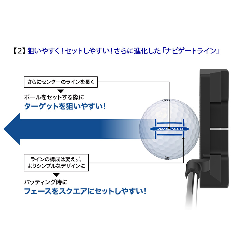 スリクソン AD SPEED ホワイト 1ダース（12個入り）