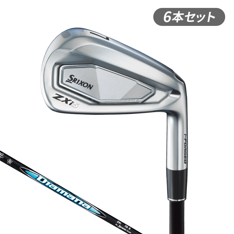 スリクソン ZXi5 アイアン Diamana ZXi for IRON カーボンシャフト 6本