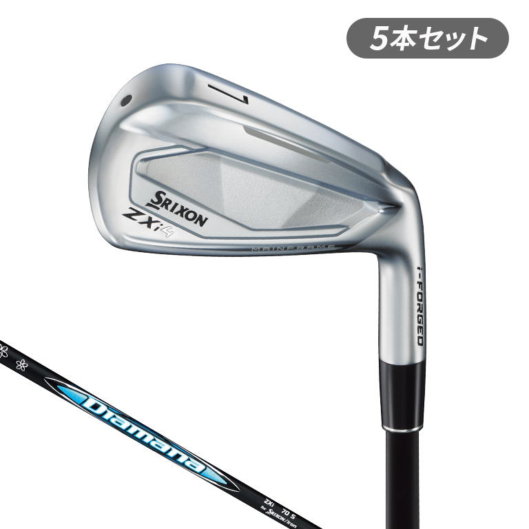スリクソン ZXi4 アイアン Diamana ZXi for IRON カーボンシャフト 5本