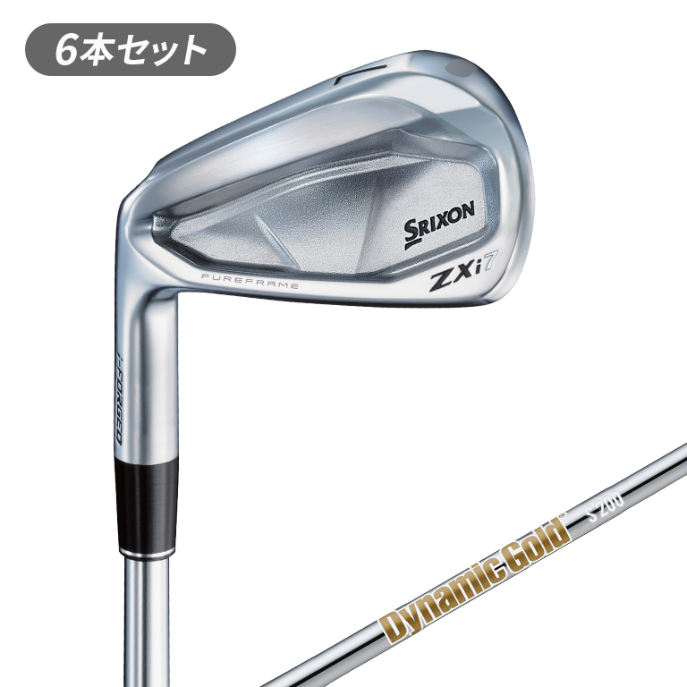 スリクソン ZXi7 アイアン レフトハンド ダイナミックゴールド