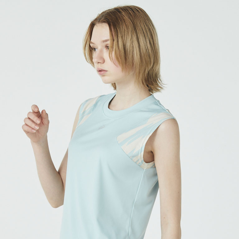 WOMEN'S 25秋冬 SLEEVELESS GAME SHIRT DAP-1564W