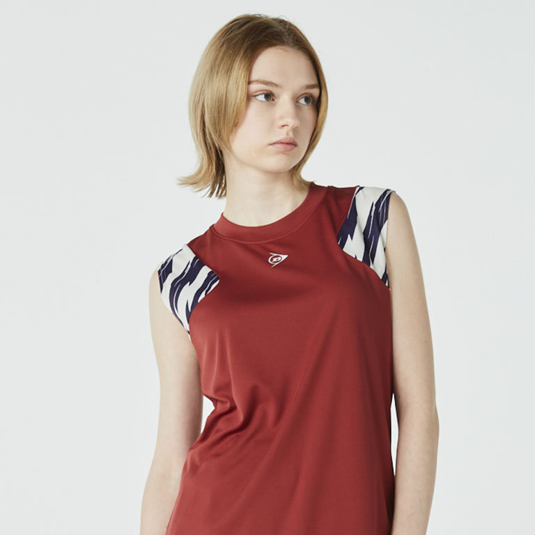 WOMEN'S 25秋冬 SLEEVELESS GAME SHIRT DAP-1564W