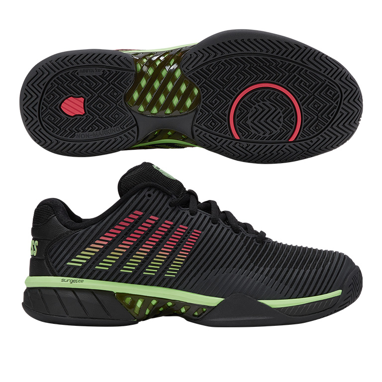 K･SWISS HYPERCOURT EXPRESS 2 MEN（BLACK X GREEN）25FWモデル KS06613011BG