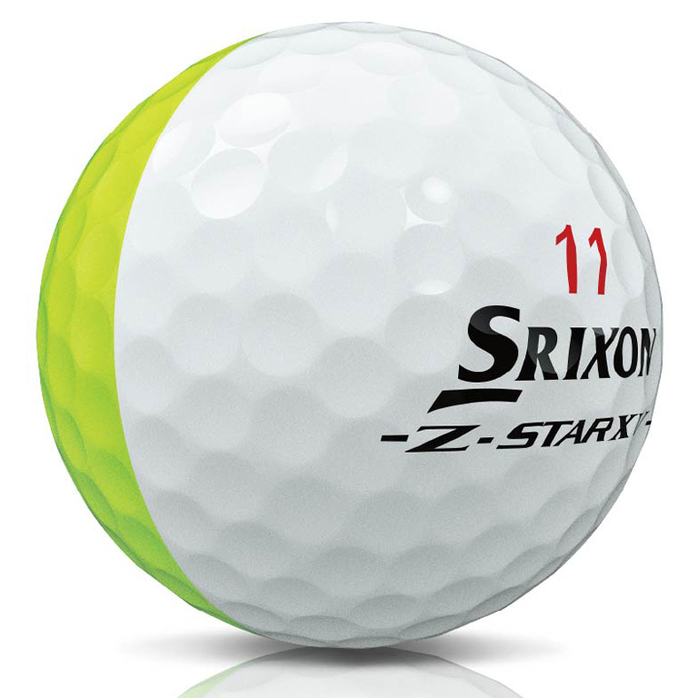 ＼限定カラー／NEW スリクソン Z-STAR XV ディバイド ホワイトイエロー 1ダース（12個入り）【攻め】