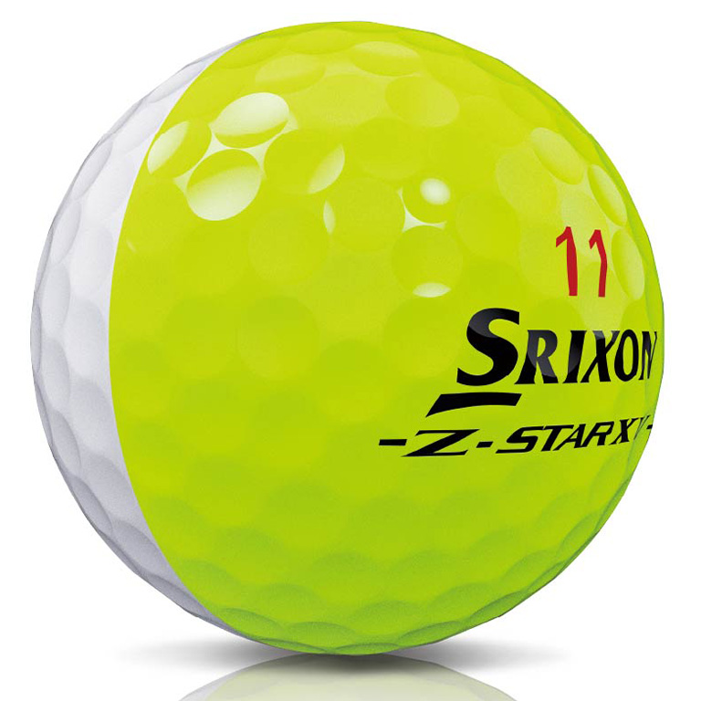 ＼限定カラー／NEW スリクソン Z-STAR XV ディバイド ホワイトイエロー 1ダース（12個入り）【攻め】