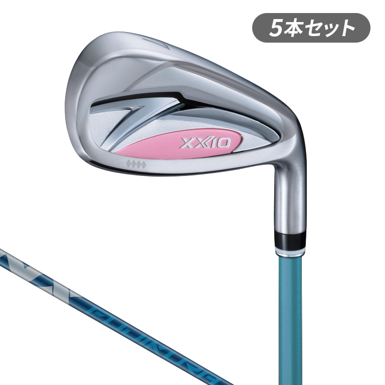 Jacky‼️高波動ラジウムセラミック‼️500g‼️ラジウムネックレスセット‼️ ゼクシオ 14 レディス アイアン ホワイト MP1400L カーボンシャフト 5