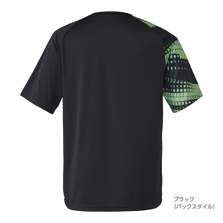DWS 極彩色流シ　Tシャツ　ブラック　Mサイズ UNISEX 26春夏 T-SHIRT DAL-8602 | ダンロップスポーツ公式オンライン