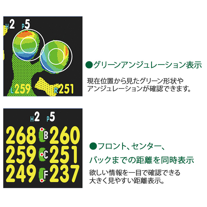 グリーンオン ザ・ゴルフウオッチ GGF-M0005 | ダンロップスポーツ公式