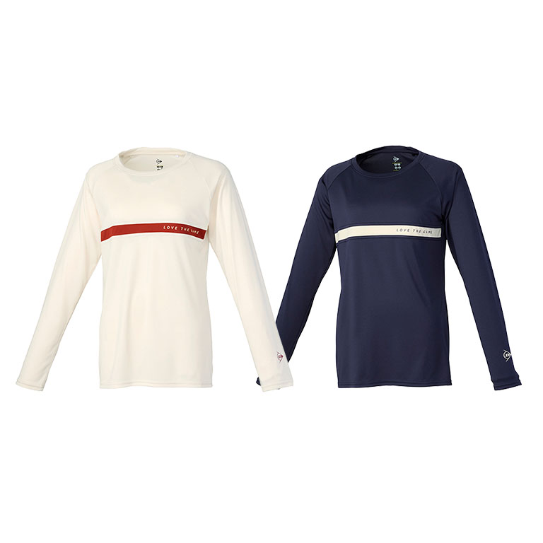 【訳あり】アトピロンセット未使用 WOMEN'S 26秋冬 LONG-SLEEVE T-SHIRT DAL-8661W | ダンロップスポーツ