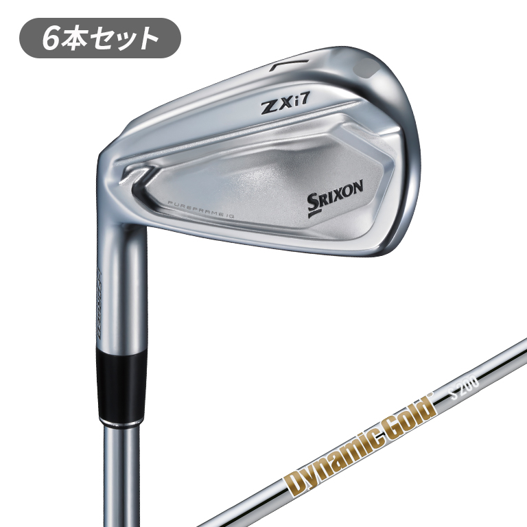 売り切れ NEW スリクソン ZXi7 アイアン レフトハンド ダイナミックゴールド 6本