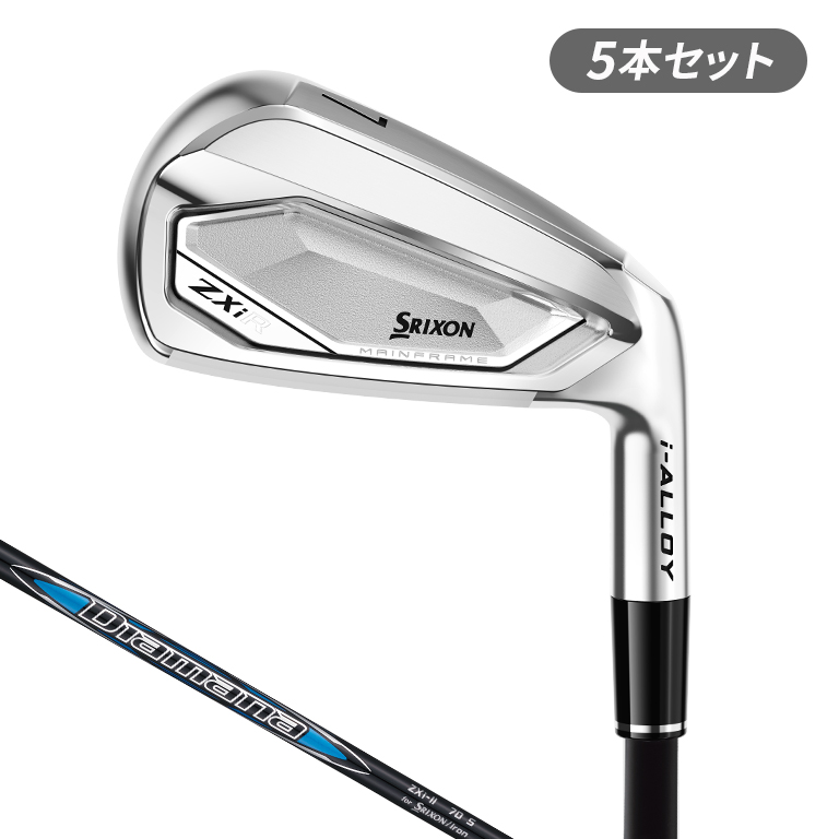 NEW スリクソン ZXiR アイアン Diamana ZXi-II for IRON カーボン 5本