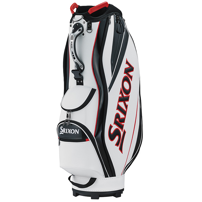 新品　Srixon キャディバッグ　 黒/赤/白 スリクソン キャディバッグ GGC-S215 軽量スタンダードモデル
