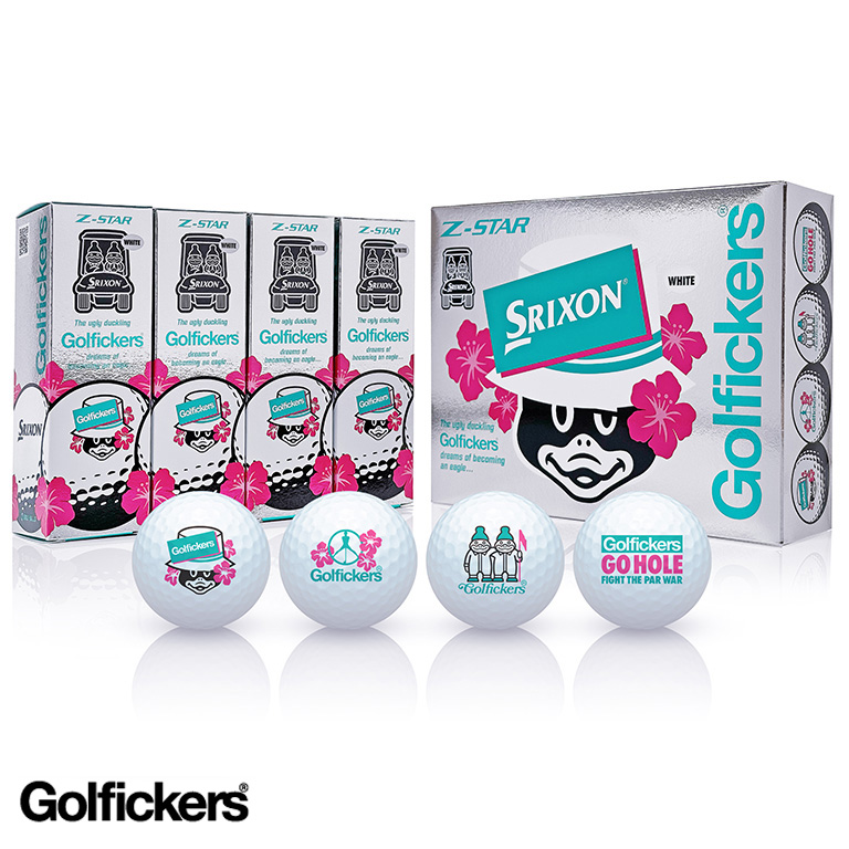 ＼数量限定／スリクソン Z-STAR ロイヤルグリーン Golfickers オリジナルボール 1ダース（12個入り）