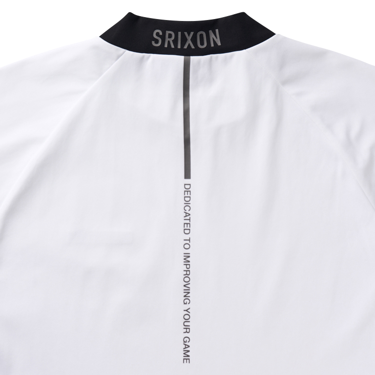 スリクソン ワーディングプリント 半袖モックネックシャツ SMS5103【The SRIXON】