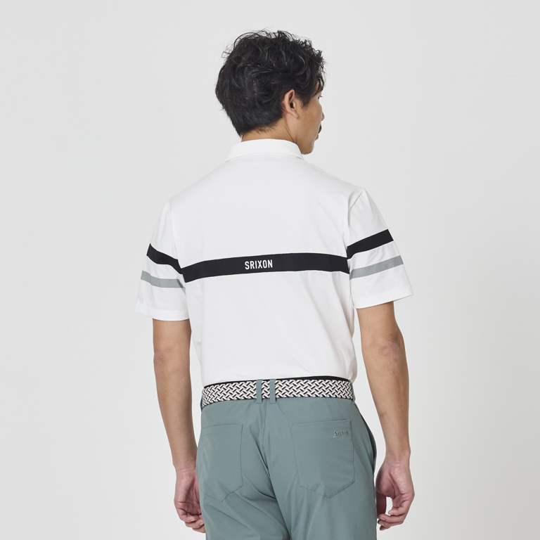 \8月発売/スリクソン カラーブロック 半袖シャツ SMS5301【The SRIXON】