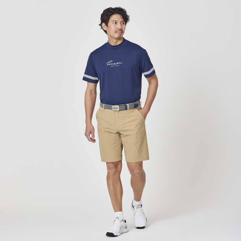 \6月発売/【Adaptive style】スリクソン 撥水 シアサッカーストレッチショートパンツ SMB5203