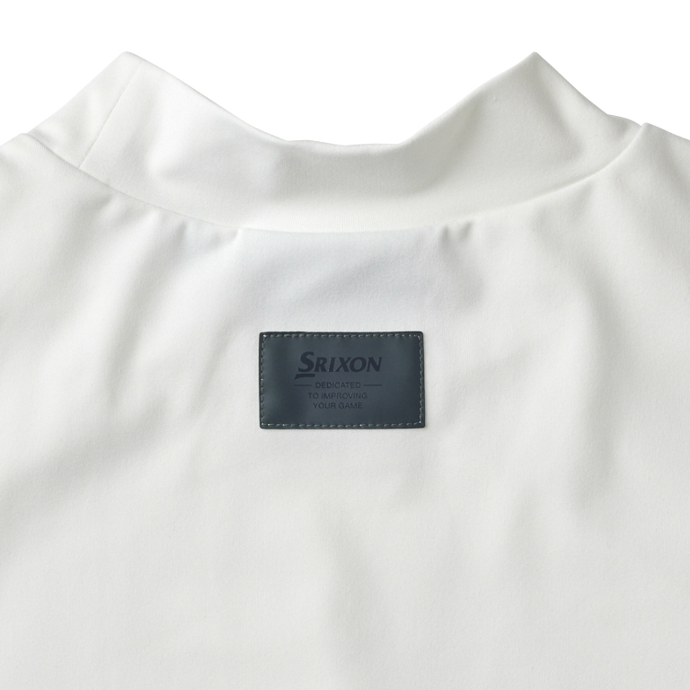 スリクソン チェストプリント モックネックレイヤードシャツ SMS5304