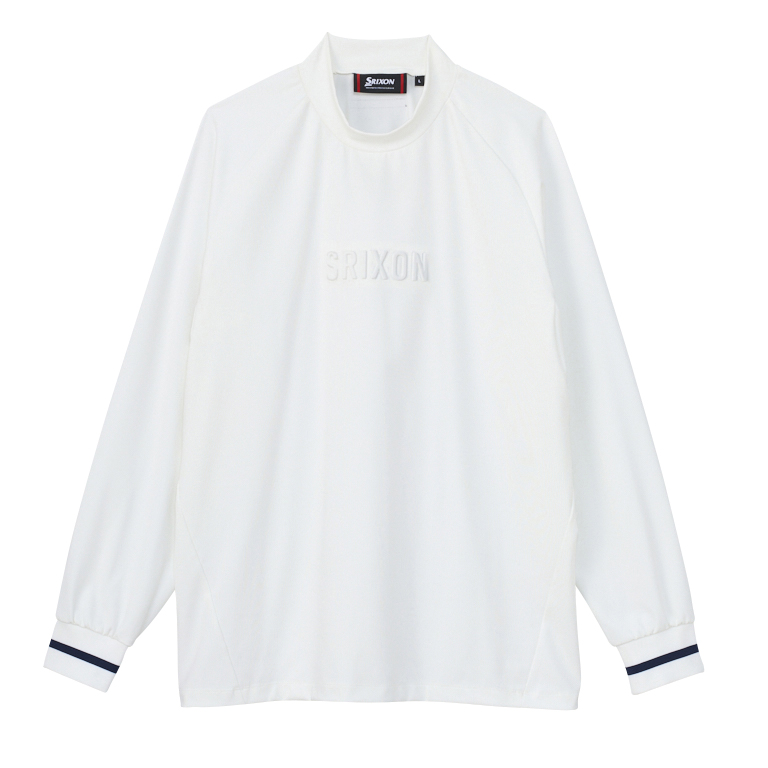 スリクソン エンボススリクソンロゴ 長袖モックネックシャツ SMS5303