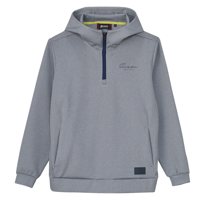 スリクソン メランジ 長袖ハーフジップスウエットフーディー SMM5304