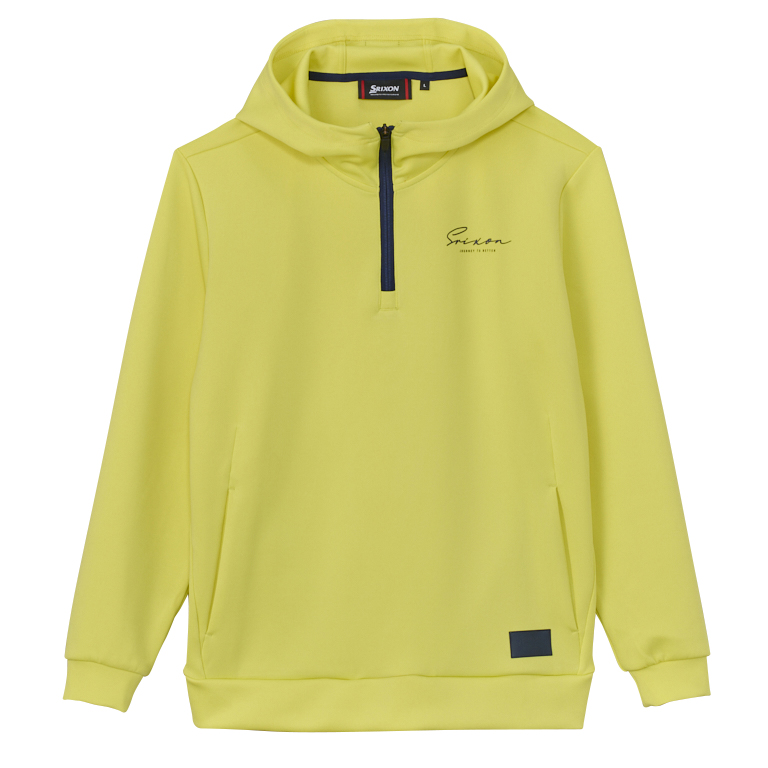 スリクソン メランジ 長袖ハーフジップスウエットフーディー SMM5304