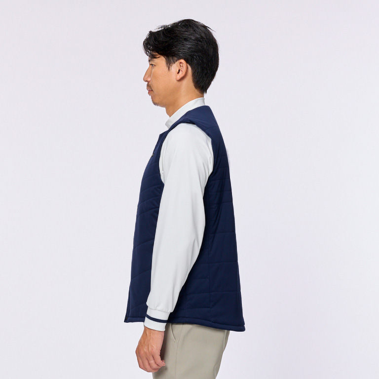 撥水 ストレッチウインド釦ベスト SMW5301【The SRIXON】25FW