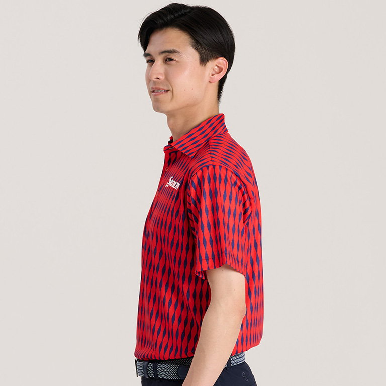 スリクソン 立湧プリント半袖シャツ SMS6153M【M.collection】26SS