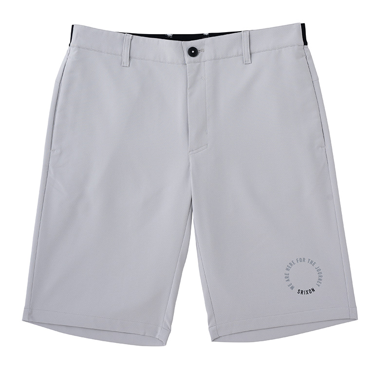 HOMME PLUS 26ss グレーショートパンツ スリクソン 撥水 サークルプリント ストレッチショートパンツ SMB6105