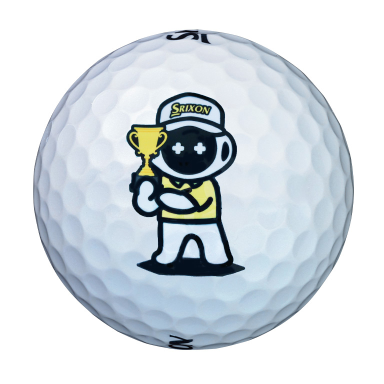 Srixon Marty Party ゴルフボール SRIXON Marty Golf TRI-STAR ロイヤルグリーン 1ダース （12個入り
