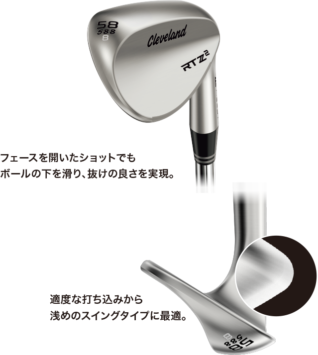 9/12発売】【受注生産】クリーブランドゴルフ RTZ2 ツアーサテン