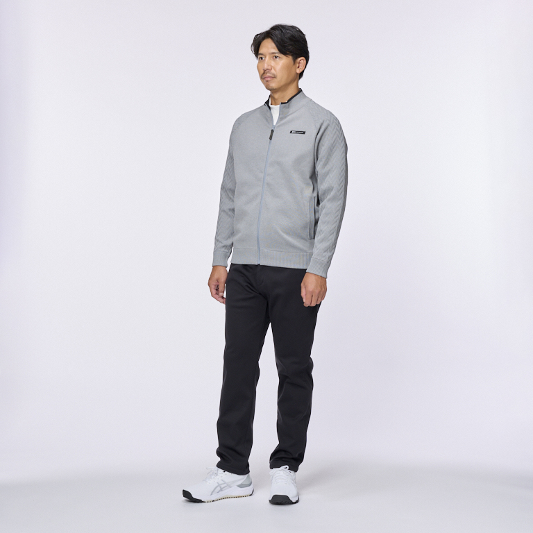 新価格】スリクソン アローパターン 長袖フルジップセーター SMM5401