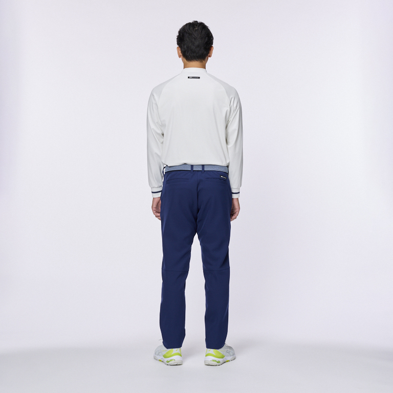 保温スリーブロゴプリント 長袖モックネックシャツ SMS5401【The